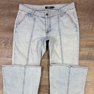 Laundry by Shelli Segal Light Wash Wide-Leg Jeans – Size 10